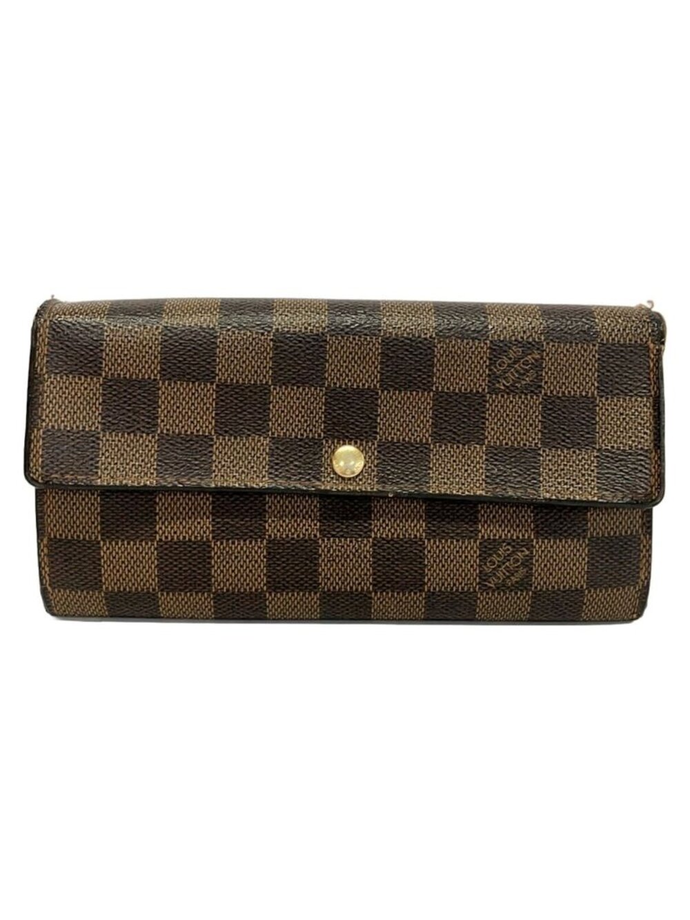 Louis Vuitton Wallet Damier Portefeuille Sarah Ebene